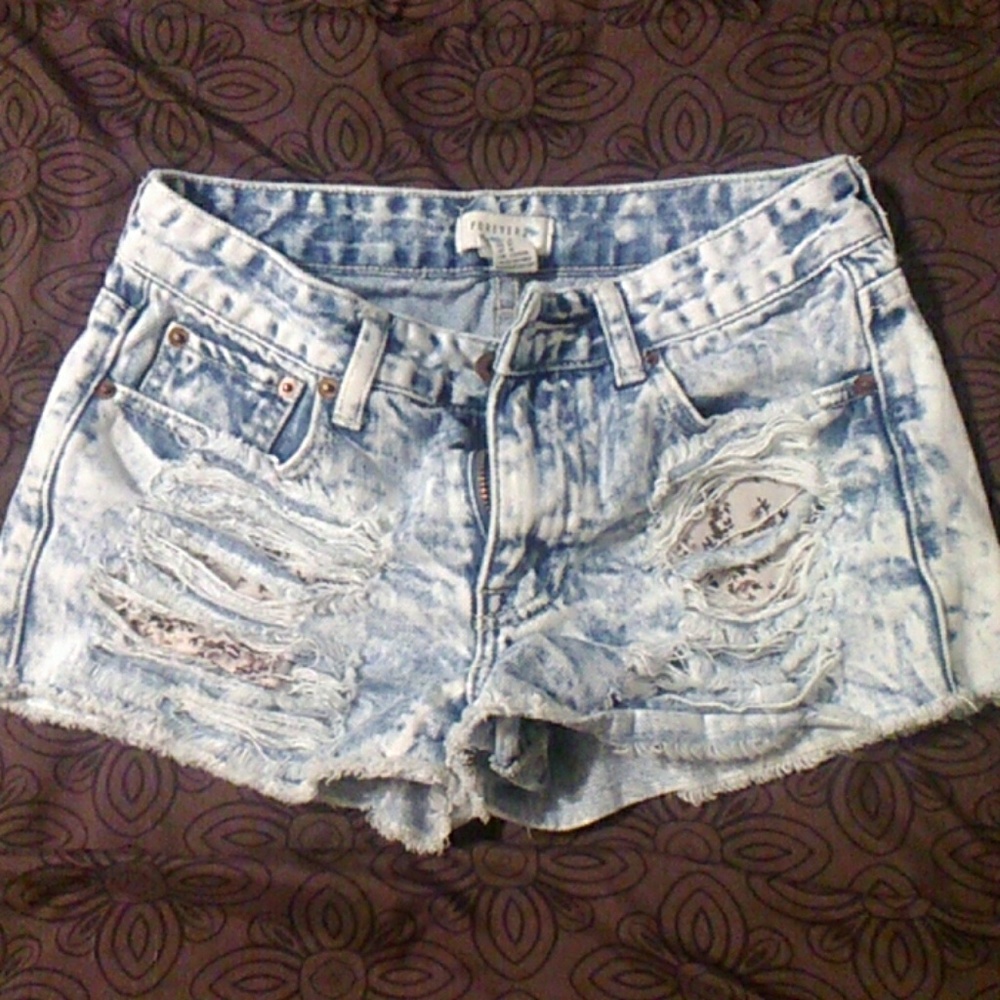 Jean shorts, used but good condition